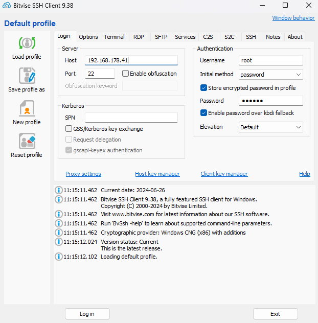 Bitvise SSH-Client